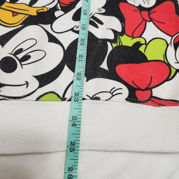 Disney Mickey and Friends ALL OVER PRINT Sweatshirt Youth Juniors Size L - Picture 6 of 9
